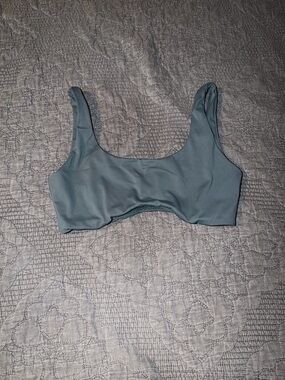 Everyday Scoop Sports Bra-blue green